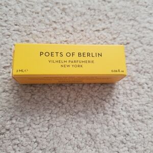Vilhelm Parfumerie Poets of Berlin Perfume , 2ml, Nwt